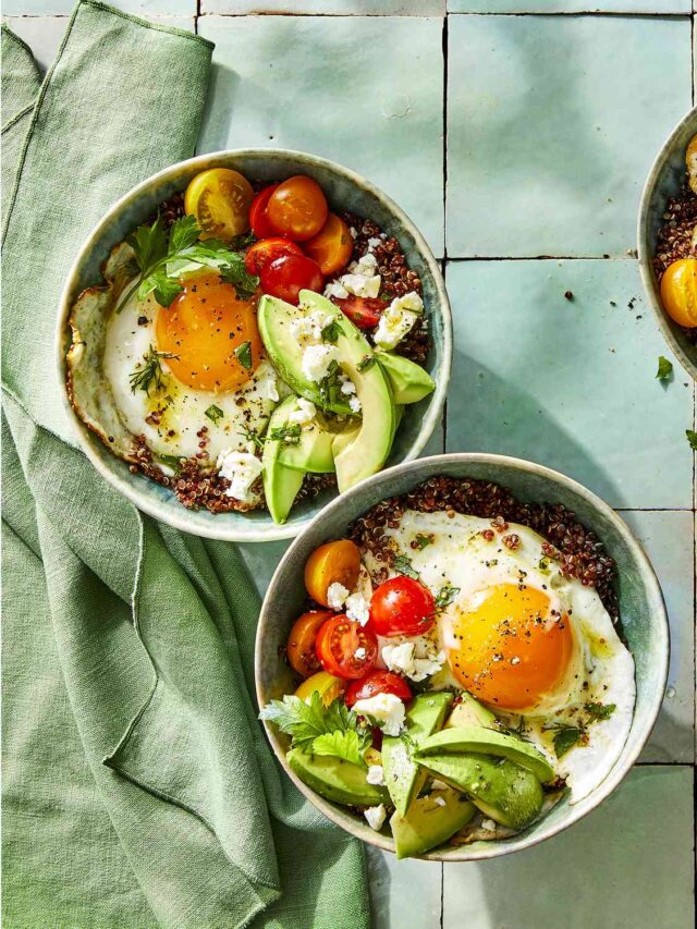 10-best five-Min Mediterranean Quinoa and Avocado Breakfast Bowl for Busy People